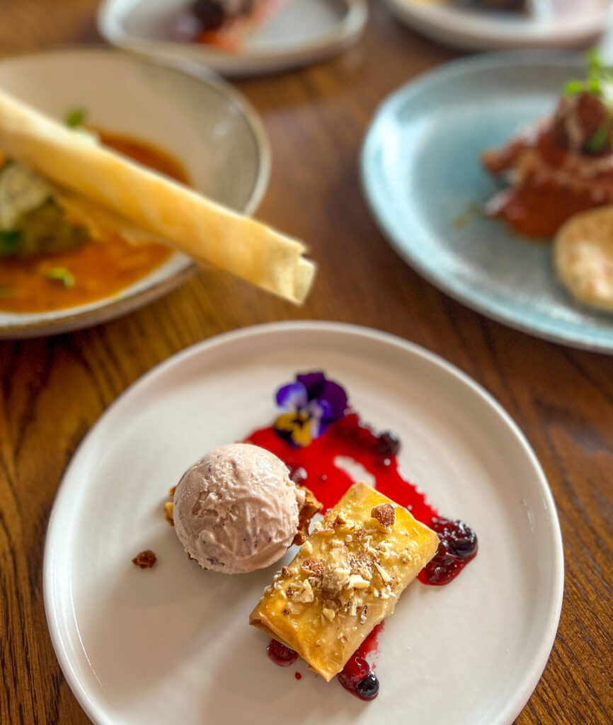 Gujilawa Vegetarian Indian tasting menu dessert
